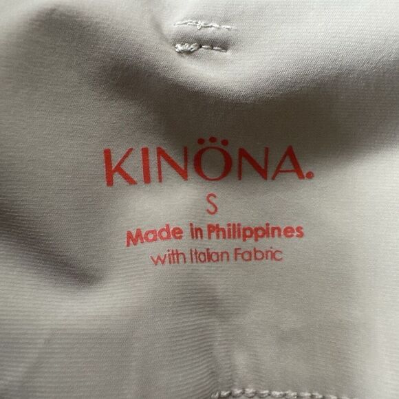 Kinona Womens Elastic Waist Solid Pants Brown Size Small Golf - Picture 3 of 7